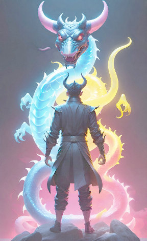 Persönlicher Dämon gegen Drache